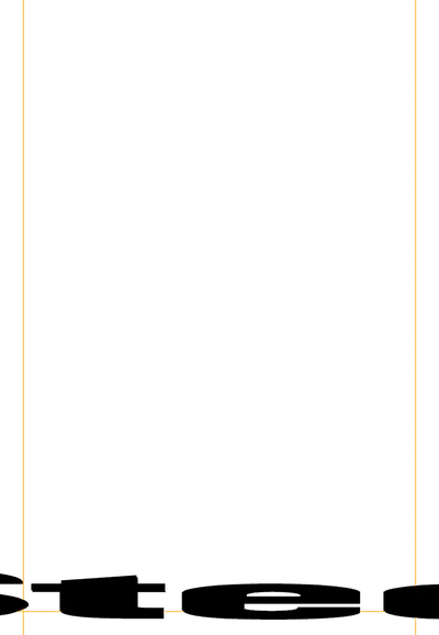 The front-facing art for the 4th towel in the 14th row of the Terrible Towel installation.